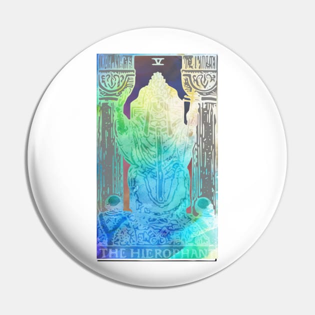 The Hierophant - A Soft Tarot Print Pin by annaleebeer