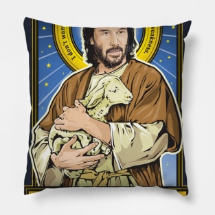 Saint Keanu Pillow