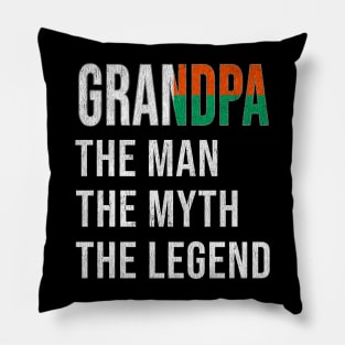 Grand Father Malagasy Grandpa The Man The Myth The Legend - Gift for Malagasy Dad With Roots From  Madagascar Pillow