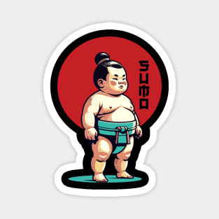 A little sumo wrestler Magnet