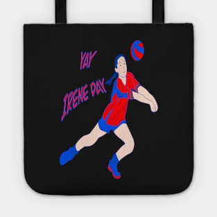 YAY IRENE DAY NEON GIRL VOLLEYBALL PLAYER Tote