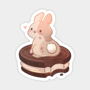 Chocolate Sandwich Cookie Bunny Magnet