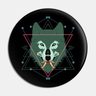 Wild Wolf Head Killer New Pin