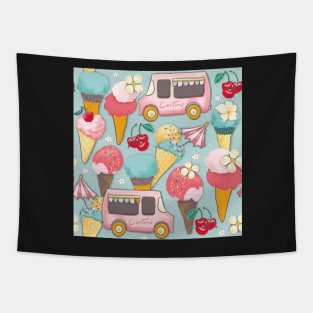 cortina ice cream truck Tapestry