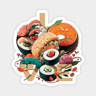 Love Sushi Magnet