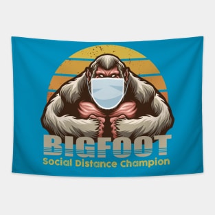 Big Foot, Social Distance Champion Tapestry