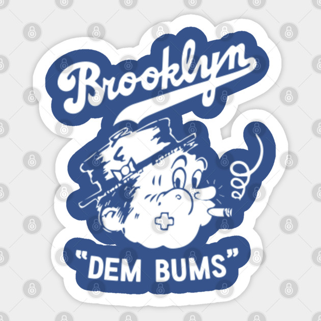Brooklyn Dodgers Defunct Logo Series Baseball Team Defunct Logo Sticker Teepublic
