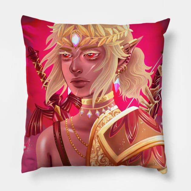 Blood Moon Pillow by Bethaliceart