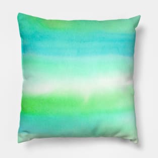 Mint Blended Stripes Pillow