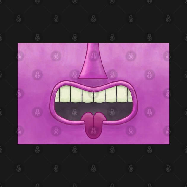 Pink Tiki Tongue Mask! by ErinKantBarnard