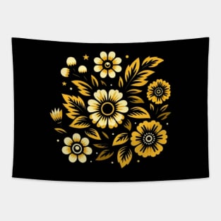 Yellow Flowers Tapestry