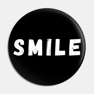 Smile - White Pin