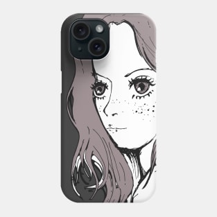 Portrait girl Phone Case