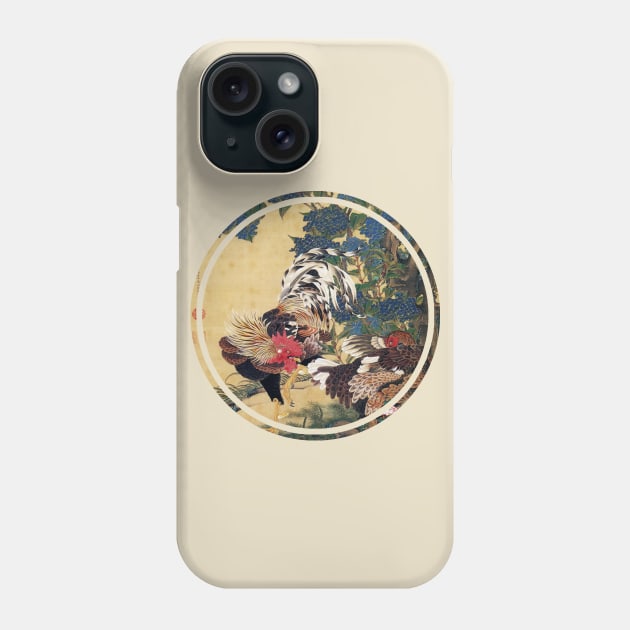 Old Japanese painting Phone Case by Bearpear