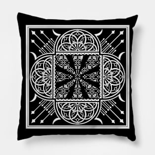 Arch Window Kaleidoscope I - Sunweaver Pillow