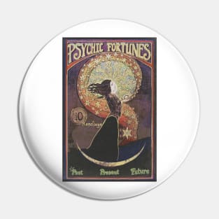 Psychic Fortunes Vintage Poster | Time Worn Pin