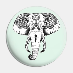 Elephant Tattooed Pin