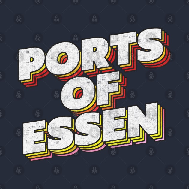 Ports Of Essen ///// IT Crowd Fan Art Design by DankFutura