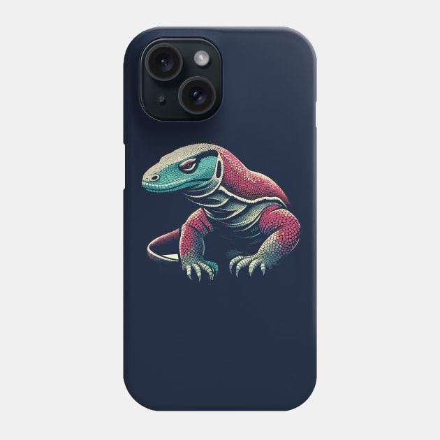 Komodo dragon art Phone Case by SeaLife