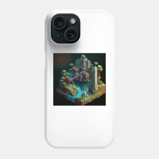 My small worlds : The ancient temple Phone Case