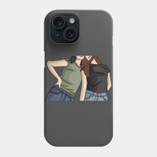 Friendship of two girls Phone Case