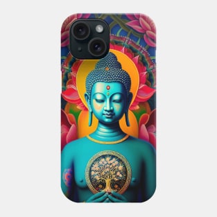 Buddha and the Tree of Life Phone Case