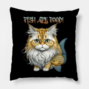 Fish Are Food! Pillow