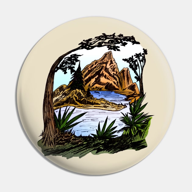 The Outdoors Pin by adamzworld