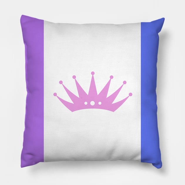 Funny LGBT Gay Pride Drag King Pillow by Wizardmode