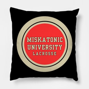 Miskatonic University Lacrosse Team Pillow