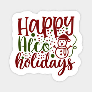 Happy Nico Holiday Christmas Magnet