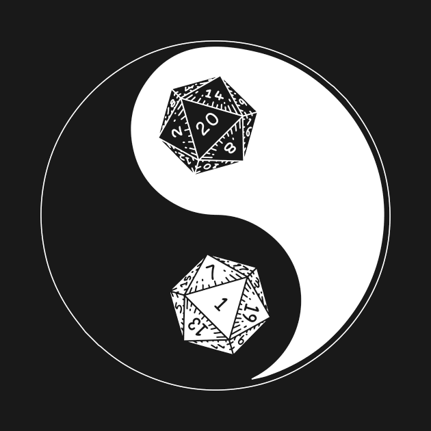 Ying Yang Dice by hokoriwear