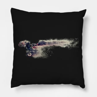 Sandstorm Motocross Biker Pillow