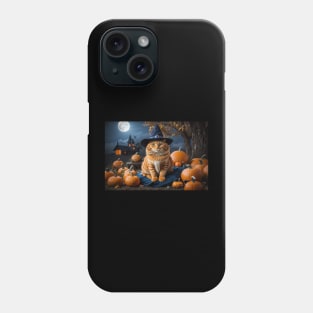 Marmalade witch cat Phone Case