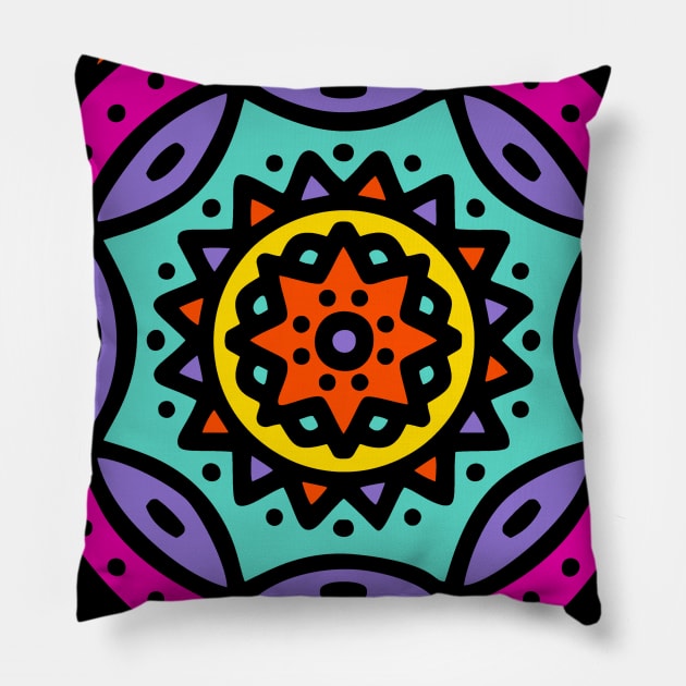 Mandala Easter Egg Pillow by StillInBeta