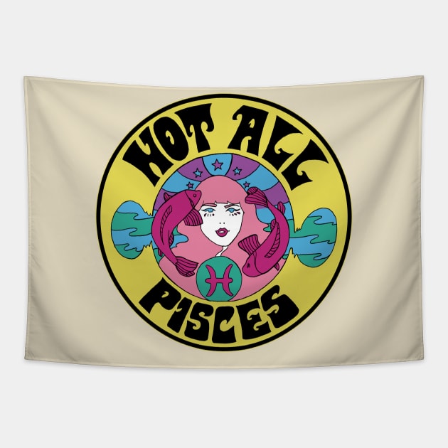 PISCES sign Tapestry by AMOS_STUDIO