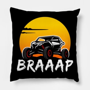 Funny All Terrain Off Road Braaap Pillow