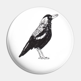 A Magpie Called Billie Pin