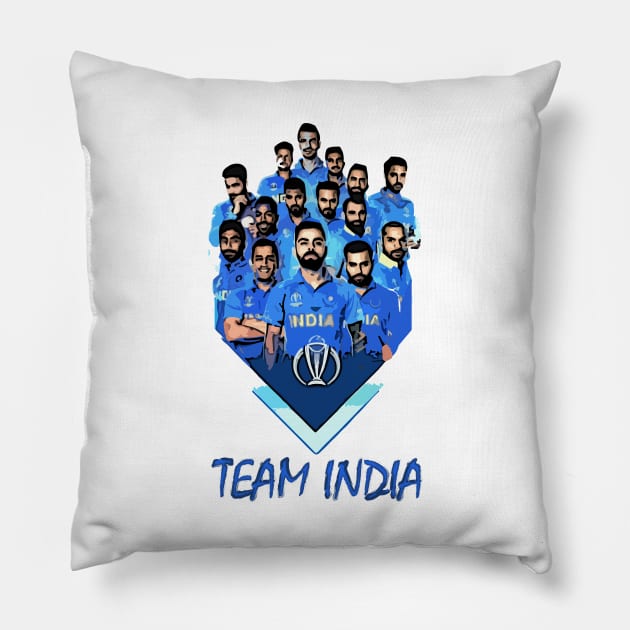 Fasbytes Team Indian Cricket Pillow by FasBytes