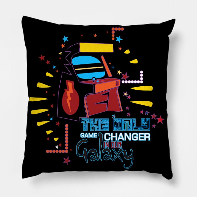 Arcade game Pillow by High_