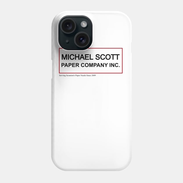 Michael Scott Paper Company Phone Case by Secnev