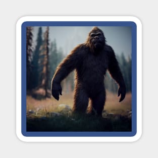 Sasquatch in Nature Magnet