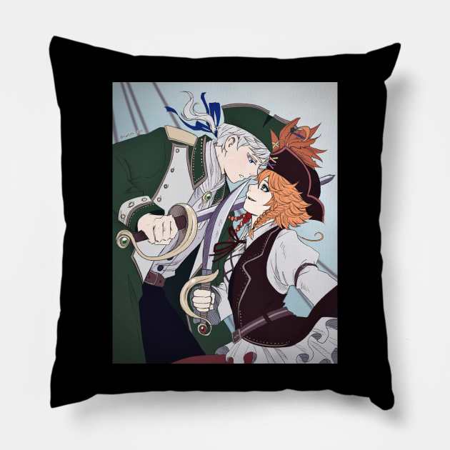 Norman and Emma Pillow by hallstheien