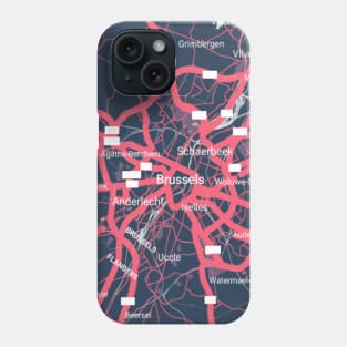 Brussels colour map Phone Case