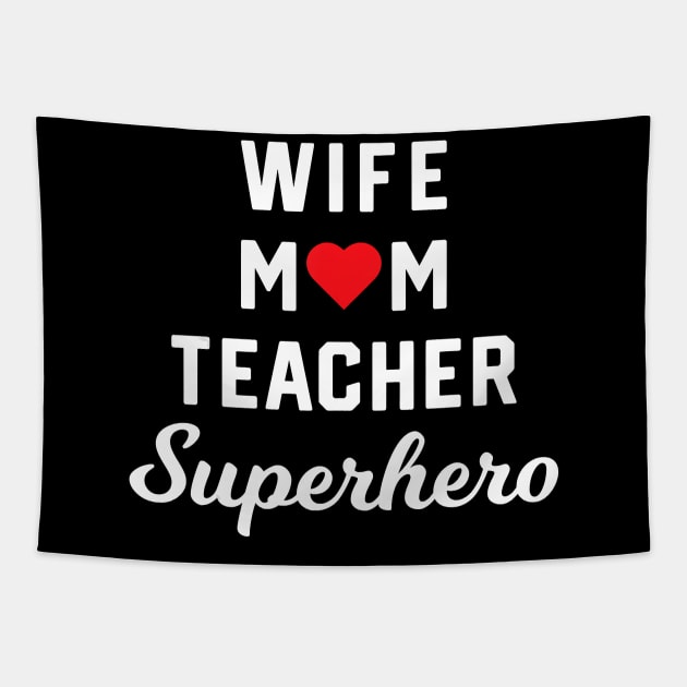 Wife Mom Teacher Superhero Mother's Day T-Shirt Gift Idea Wife Mom Teacher Superhero Mother's Day T-Shirt Gift Idea