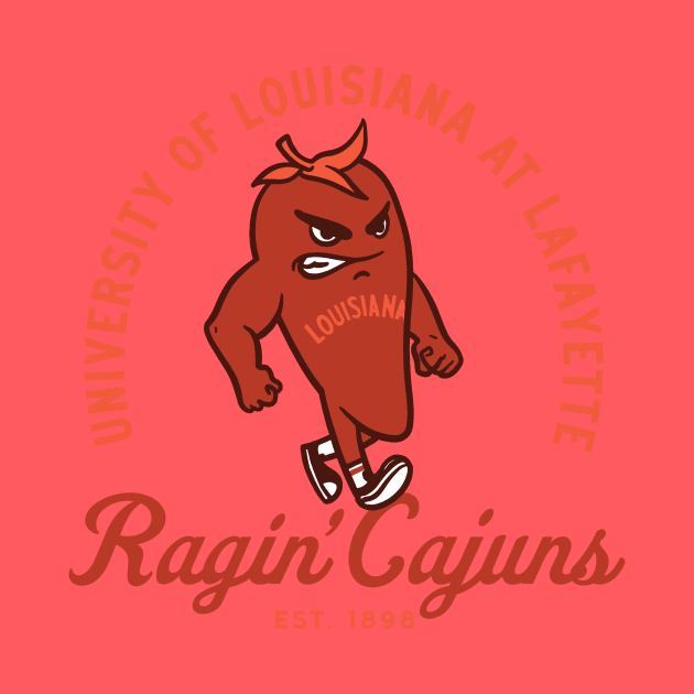 The Ragin' Cajuns of the University of Louisiana Lafayette by sombreroinc