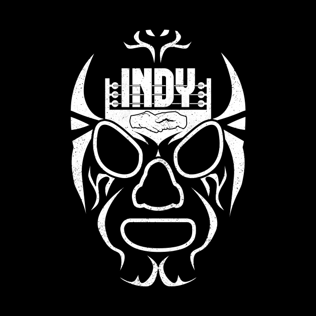 Indy Lucha (white mask) by Indy Handshake