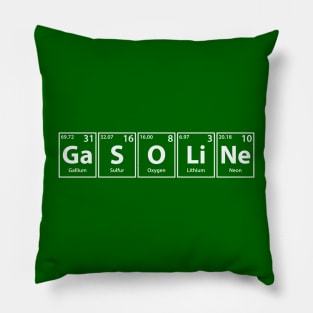 Gasoline (Ga-S-O-Li-Ne) Periodic Elements Spelling Pillow