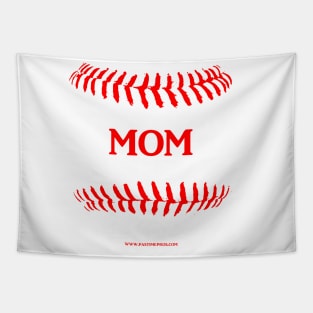 Baseball Mom Tapestry