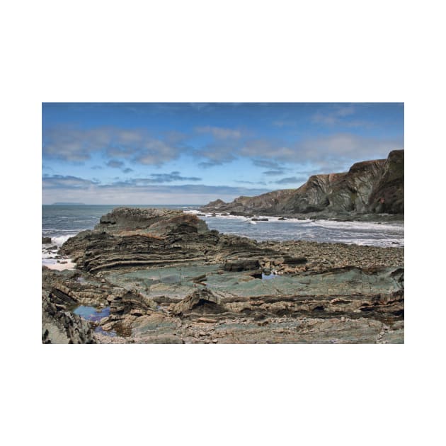 Hartland Quay Coast by avrilharris